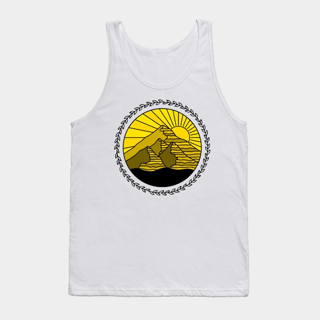 ADVENTURE Time Mountains Nature Tank Top by SartorisArt1